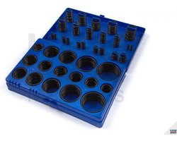 Rubberen O-Ring Set 419 Stuks - O-Ringen Assortiment - Ringetjes - Dichtingsringen - Kraanleertjes - Rubber - Met Opbergdoos