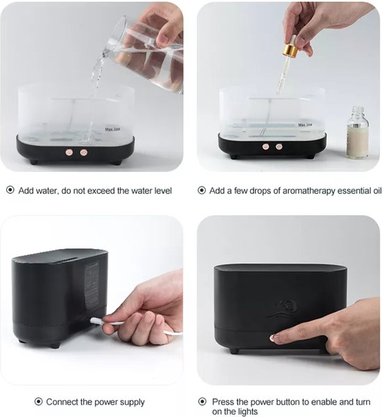 Zacht Licht Usb Essentiële Olie Diffuser Auto Luch... – Grandado Zacht Licht Usb Essentiële Olie Diffuser Auto Luch... – Grandado