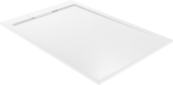 Douchebak 120 x 90 x 4,65 cm , Wit-Soid surface