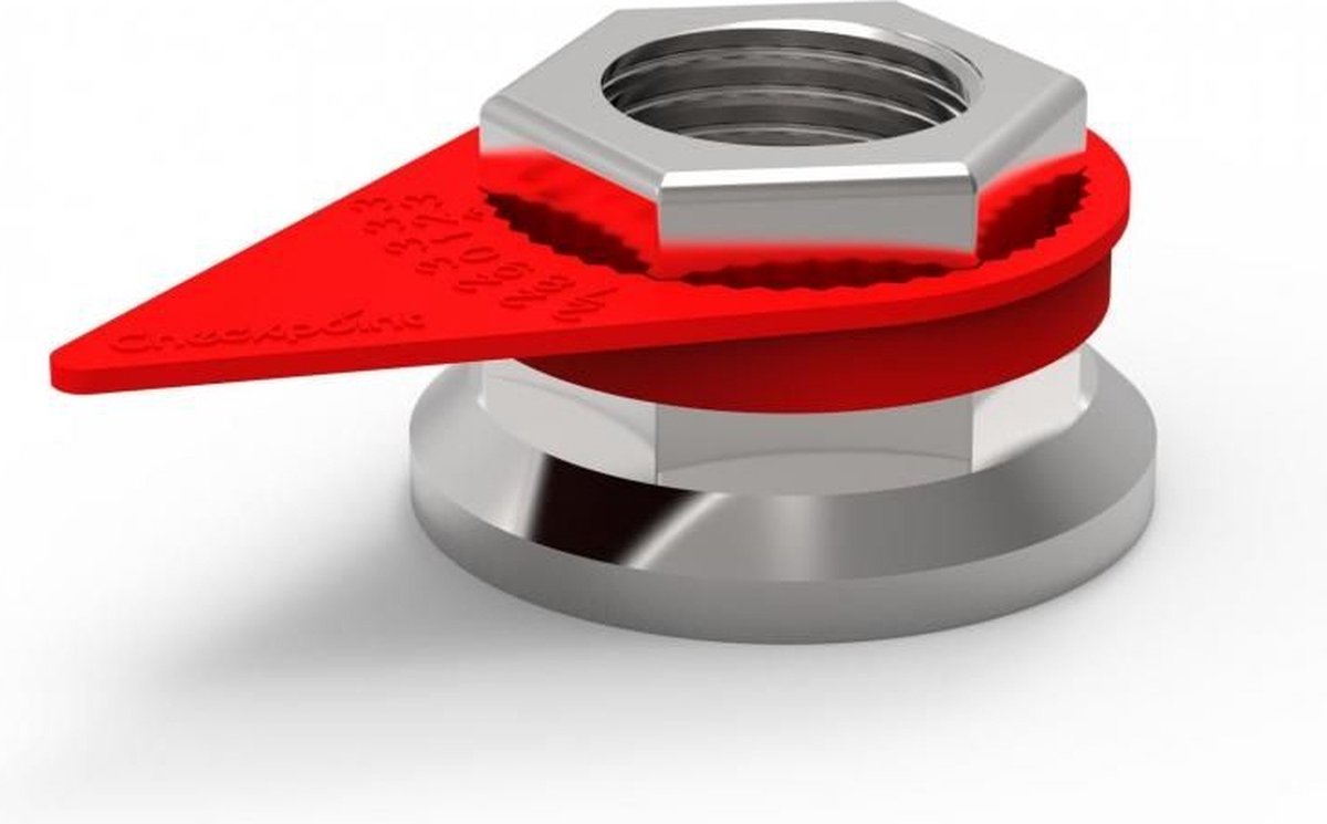 Wielbout indicator geel 19 mm