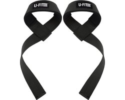 U Fit One Lifting Straps - Deadlift Straps - Padded Straps - Bodybuilding - Gewichtshef - Powerlifting - Wrist Wraps - Fitness - Lifting Belt - Gym Straps