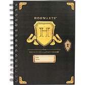 Harry Potter Notitieboek Wiro A5 Hogwarts Shield Zwart