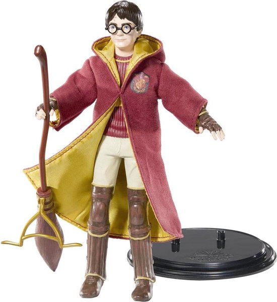 Harry Potter Beeld/figuur Bendyfigs Bendable Figure Harry Potter Quidditch 19 cm Multicolours
