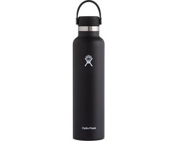 Hydro Flask Standard Mouth Flex Cap Drinkfles (709 ml) - Zwart
