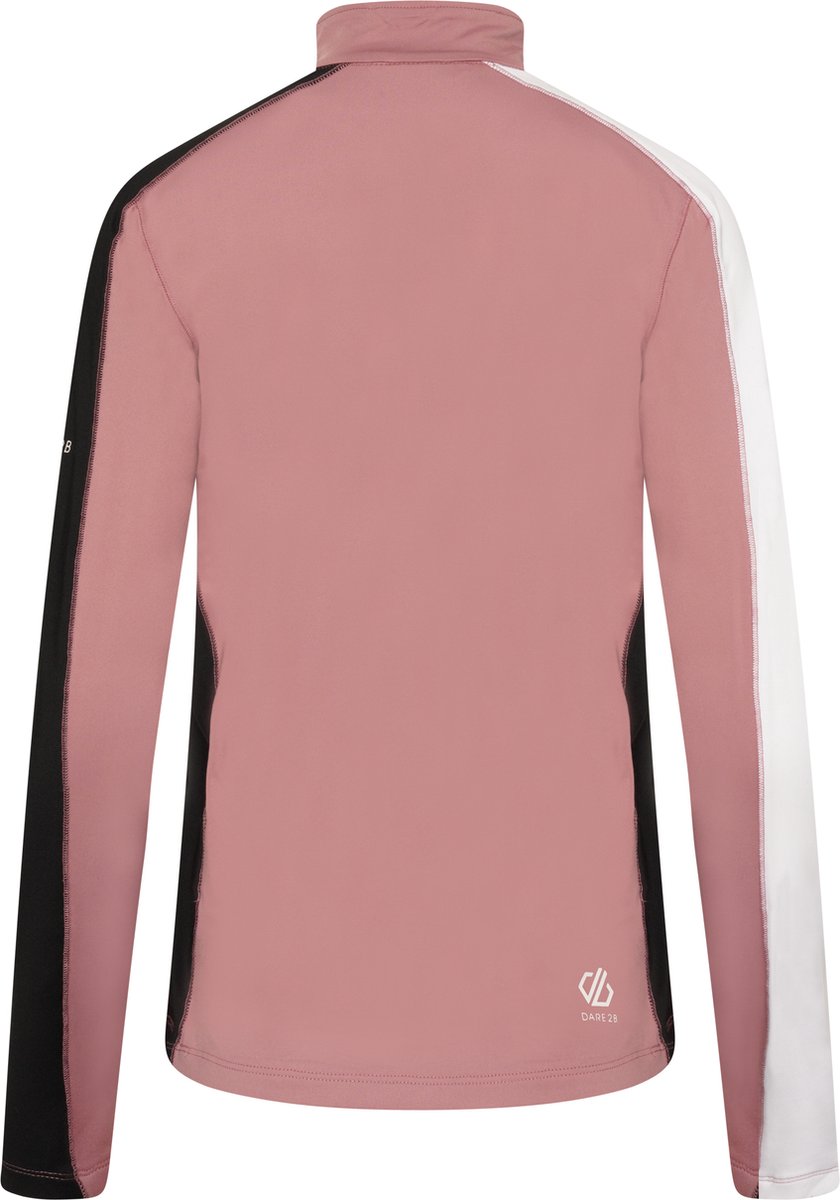 G4Free Lange Mouwen Sport T-shirt Dames UPF 50 Zonne Half Rits Lichtgewicht Sneldrogend Trainingsshirt Hardlopen Wandelen Ademende Activewear met Duimgaten, Zwart, XL