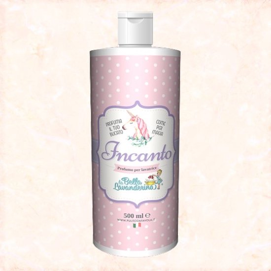 Wasparfum | Incanto | 500ML | Bloemige geur | Houtachtige muskus tonen | Luxe, intense parfum