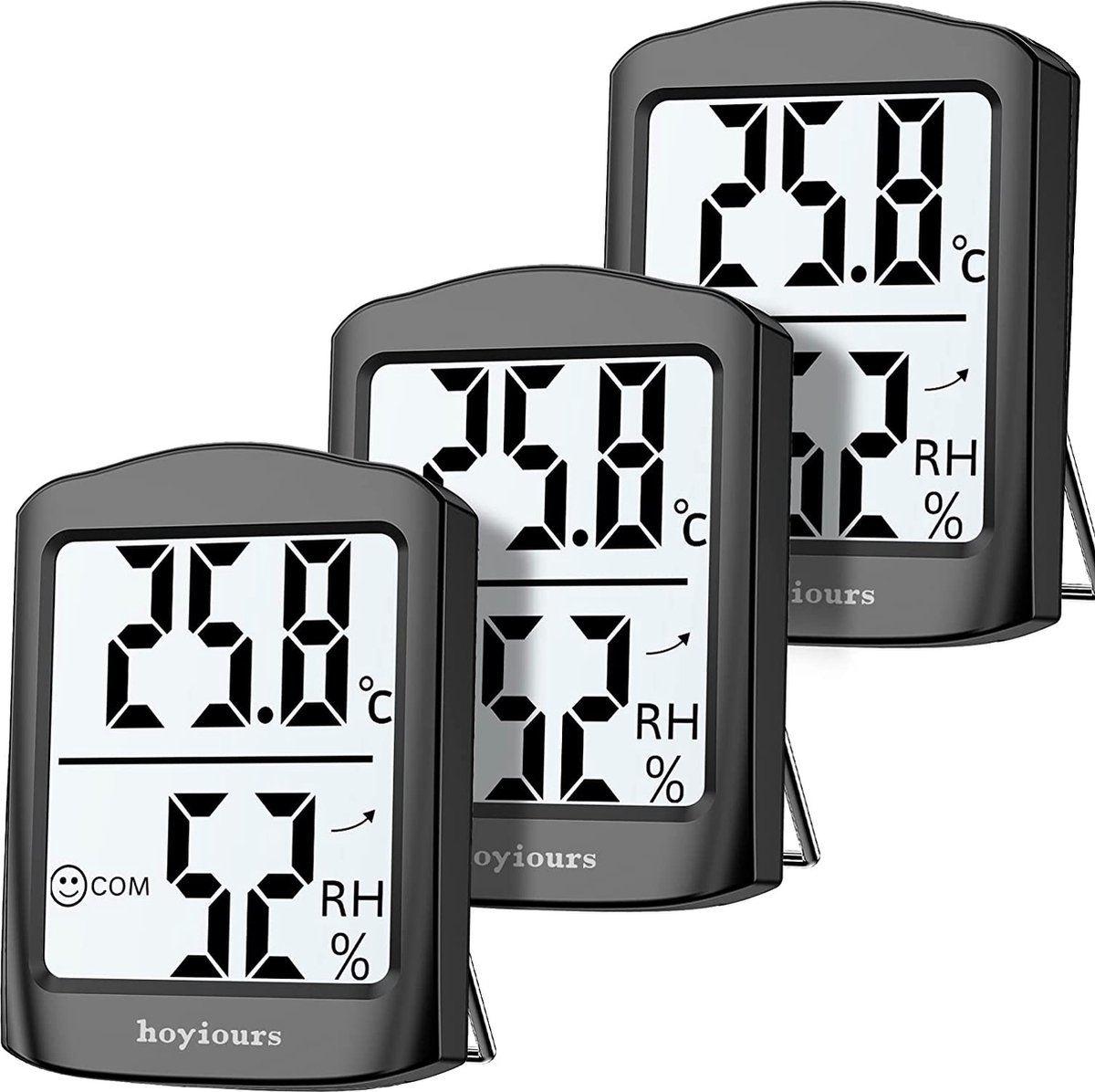 Kamerthermometer - Digitale Thermometer – Vochtigheidsmeter - Binnenthermometer