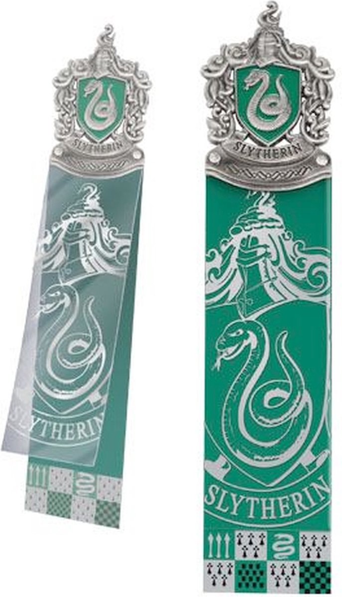 The Noble Collection Harry Potter Boekenlegger Slytherin Groen