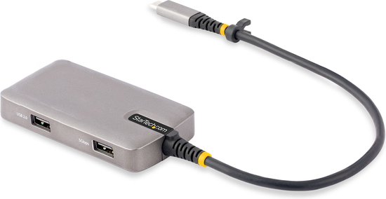 StarTech.com Adaptateur Multiport USB-C - 4K 60Hz HDMI avec HDR - Hub USB C 3 Ports - 100W Power Delivery Pass-Through - Adaptateur USB Type C vers HDMI 4K (104B-USBC-MULTIPORT)