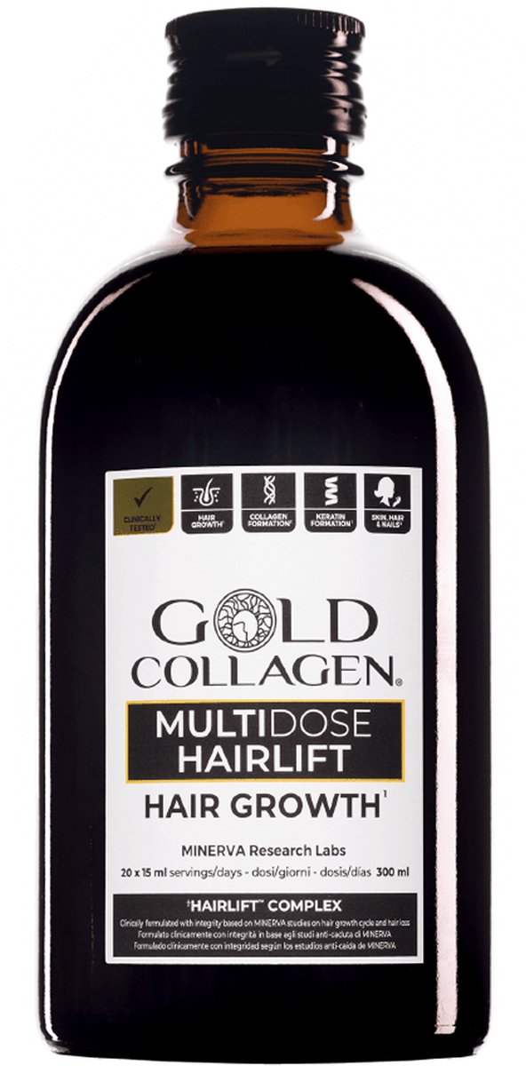GOLD COLLAGEN MULTIDOSE HAIRLIFT - HAIR GROWTH (300 ml) - 1 maand
