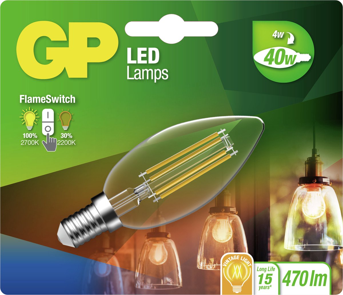 GP Lighting Gp Led Candle Fila. Fs 4w E14