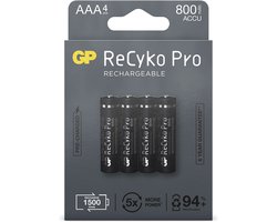 GP AAA ReCyko+ Oplaadbare Batterijen