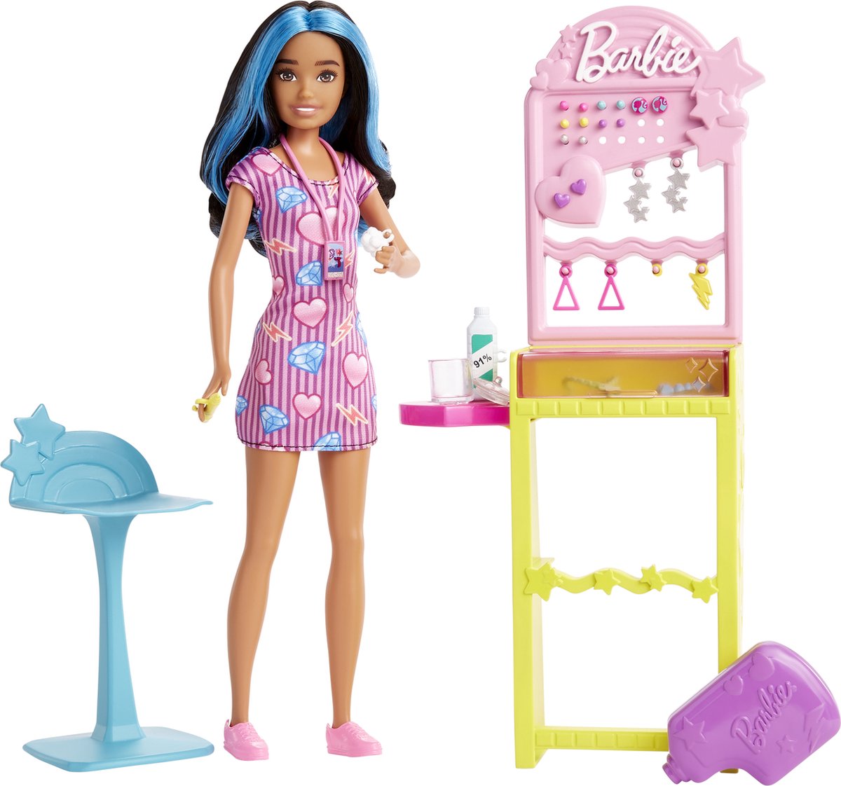 Mattel Skipper Babysitters First Jobs Jewelry Booth Speelset