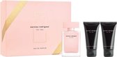 Narciso Rodriguez for Her Giftset - 50 ml eau de parfum spray + 50 ml showergel + 50 ml bodylotion – cadeauset voor dames