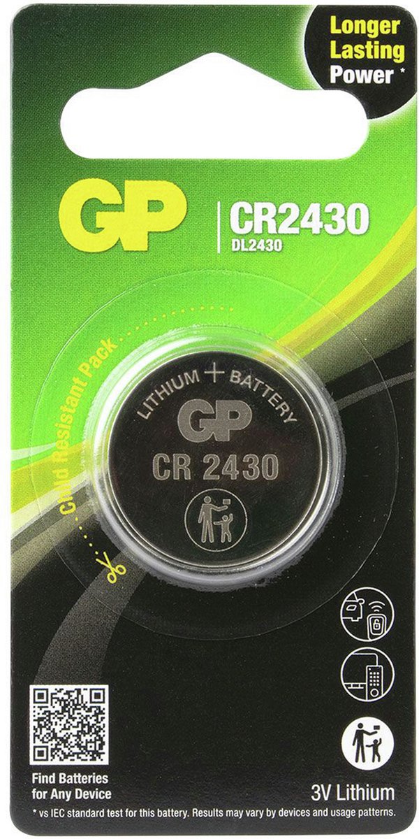 Gp Cr2430 Lithium-knoopcelbatterijen 3v Per Stuk