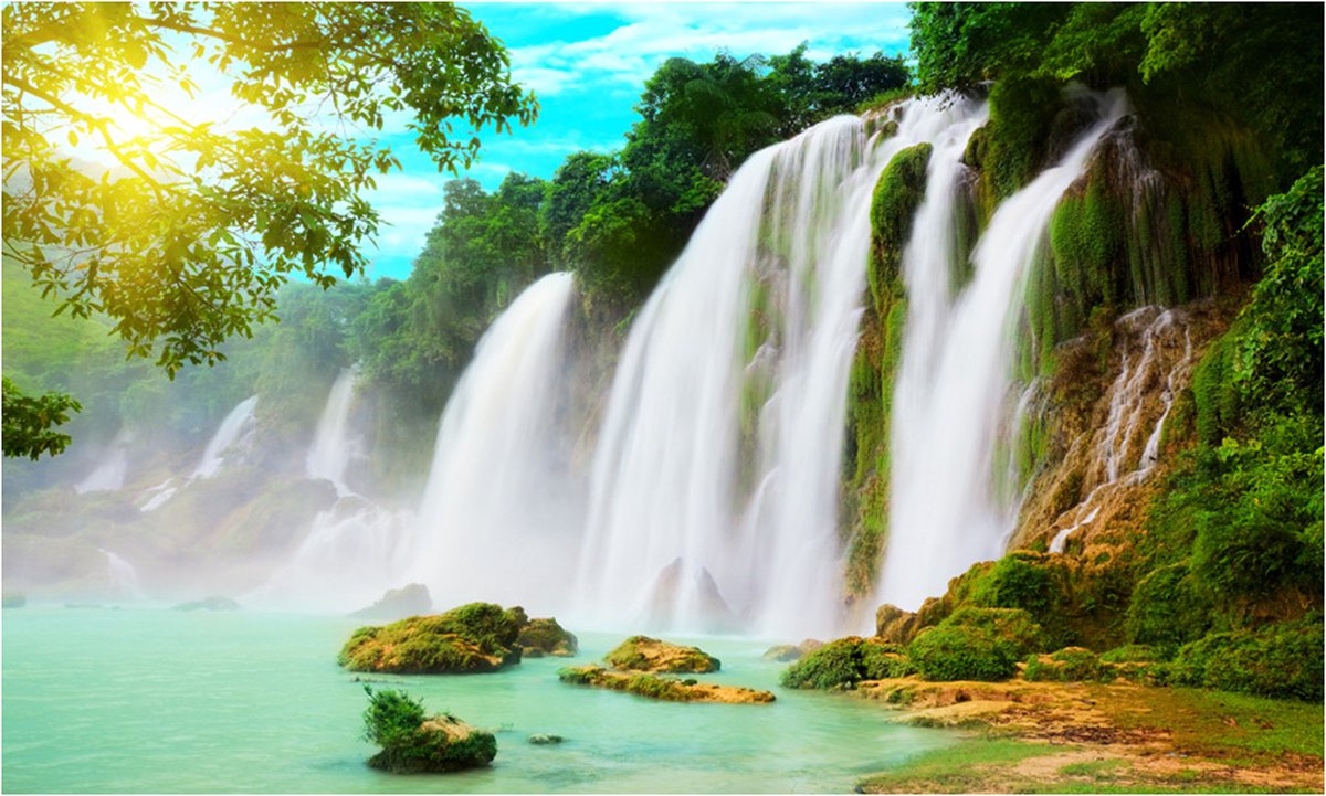 Fotobehang - Detian - waterval  (China).