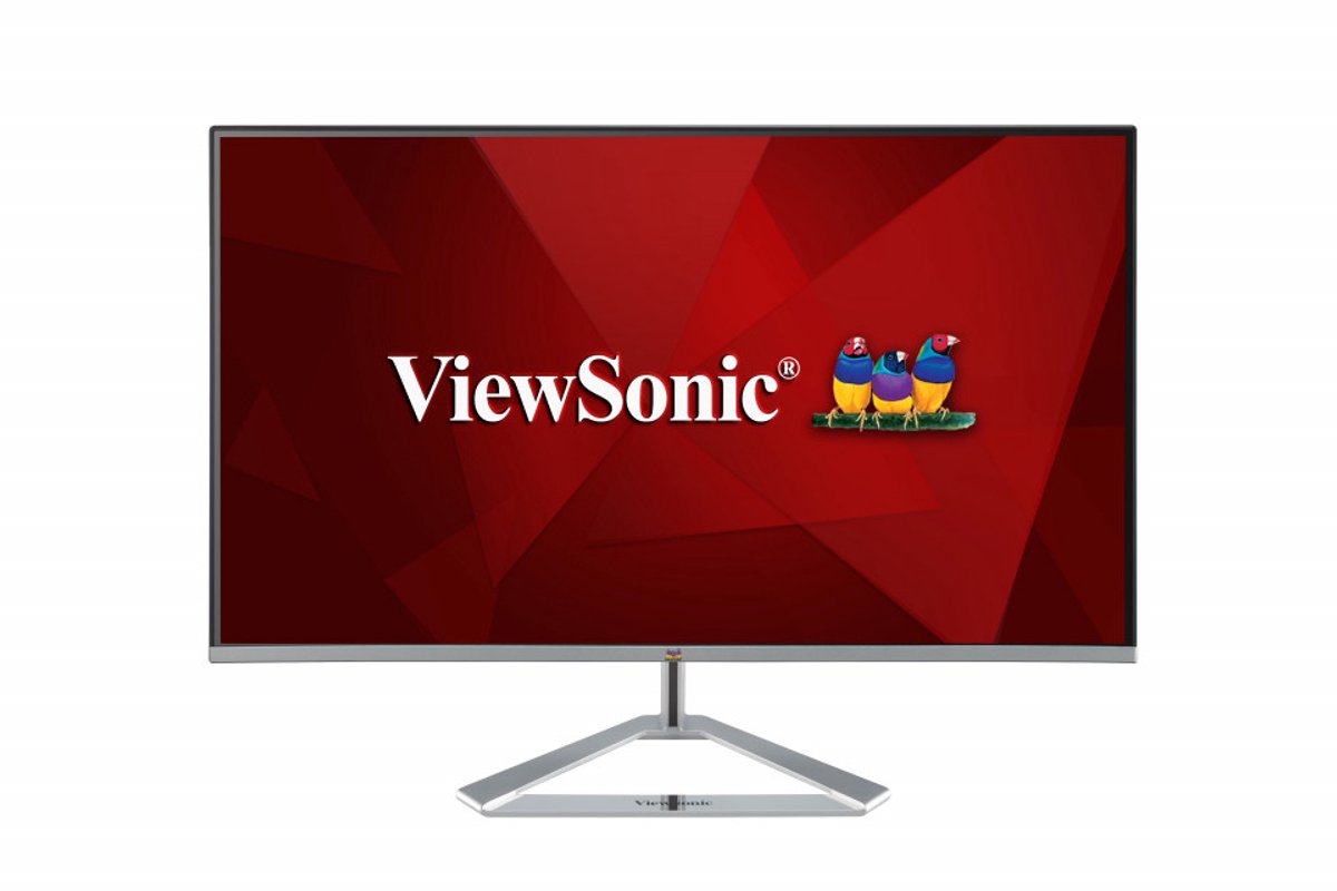 Viewsonic VX Series VX2476-SMH LED display 60,5 cm (23.8") 1920 x 1080 Pixels Full HD Zwart, Zilver