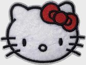 Patchy® – Hello Kitty Strijkpatch - Strijkapplicatie - Strijkembleem - Badge