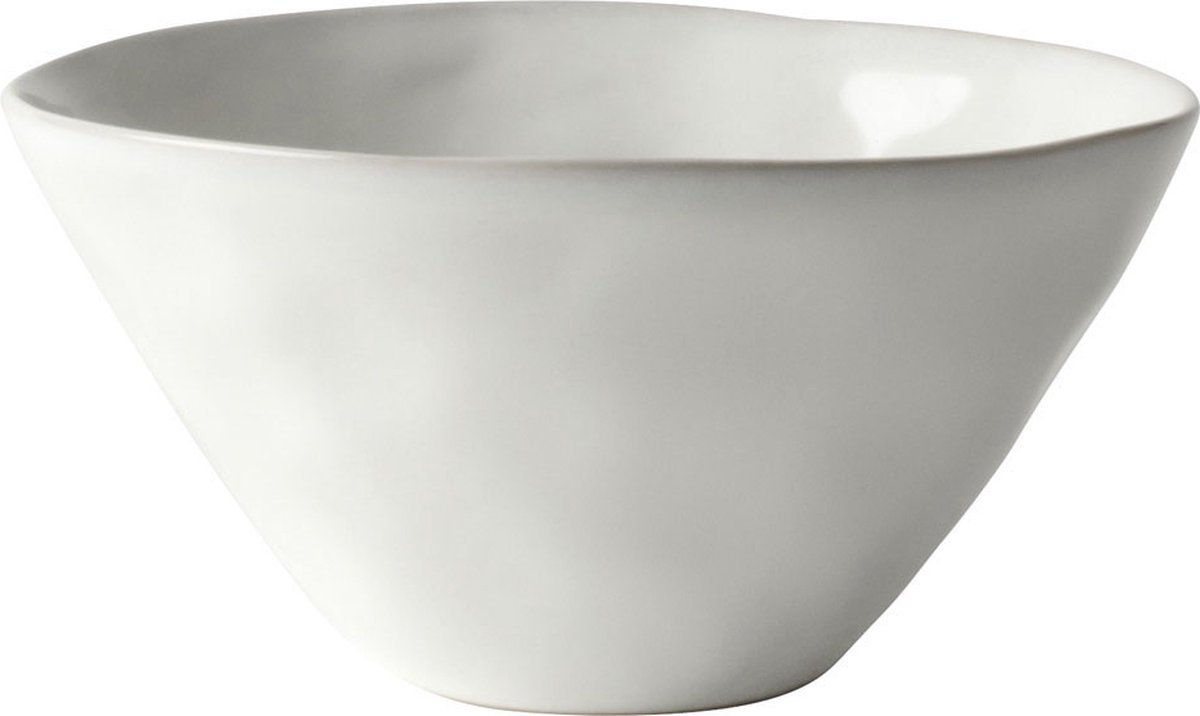 Dutch Rose Organic Kommen - Schaaltjes - Ø14cm - Stoneware Handgemaakt - Wit