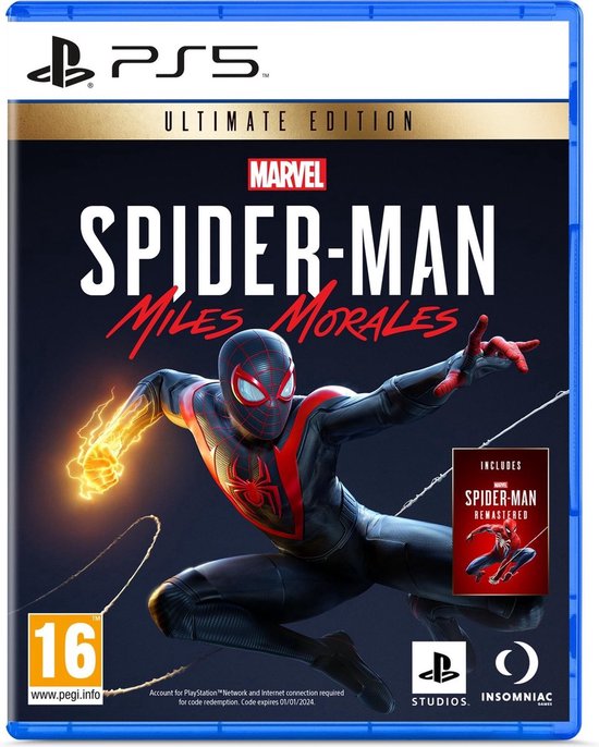 Sony Playstation 5 PS5 Spiel Spiderman Miles Morales Ultimate (USK 12) |  Games | bol.com