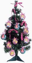 Disney Sapin de Noël Princesses 60 cm - 10 boules et 1 ruban plus support - Sapin de Noël avec décoration