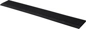 Rubber rand sportvloer - 108x16 cm - 20 mm dik - Zwart
