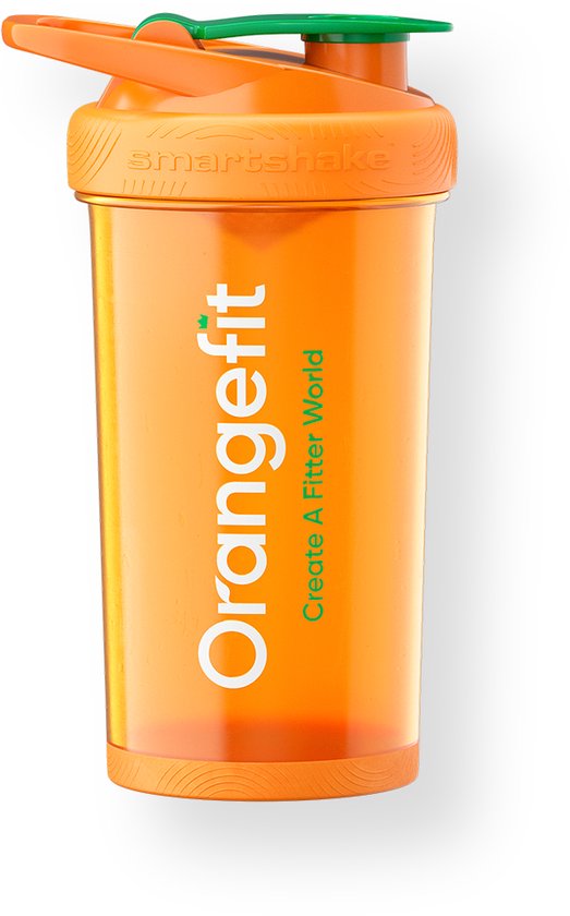 Orangefit Fitness Shakebeker - 600ml - Proteine Shaker - De Sportfles Voor Jouw Workout