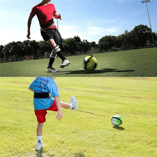 Entraîneur de Voetbal - Entraîneur de compétences de football - Élastique de football - Matériel d'entraînement de football
