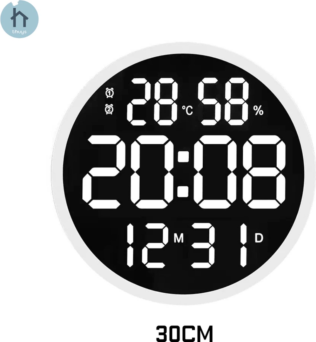 Dementieklok - Dementieklokken Digitaal - Dementieklok Analoog ...