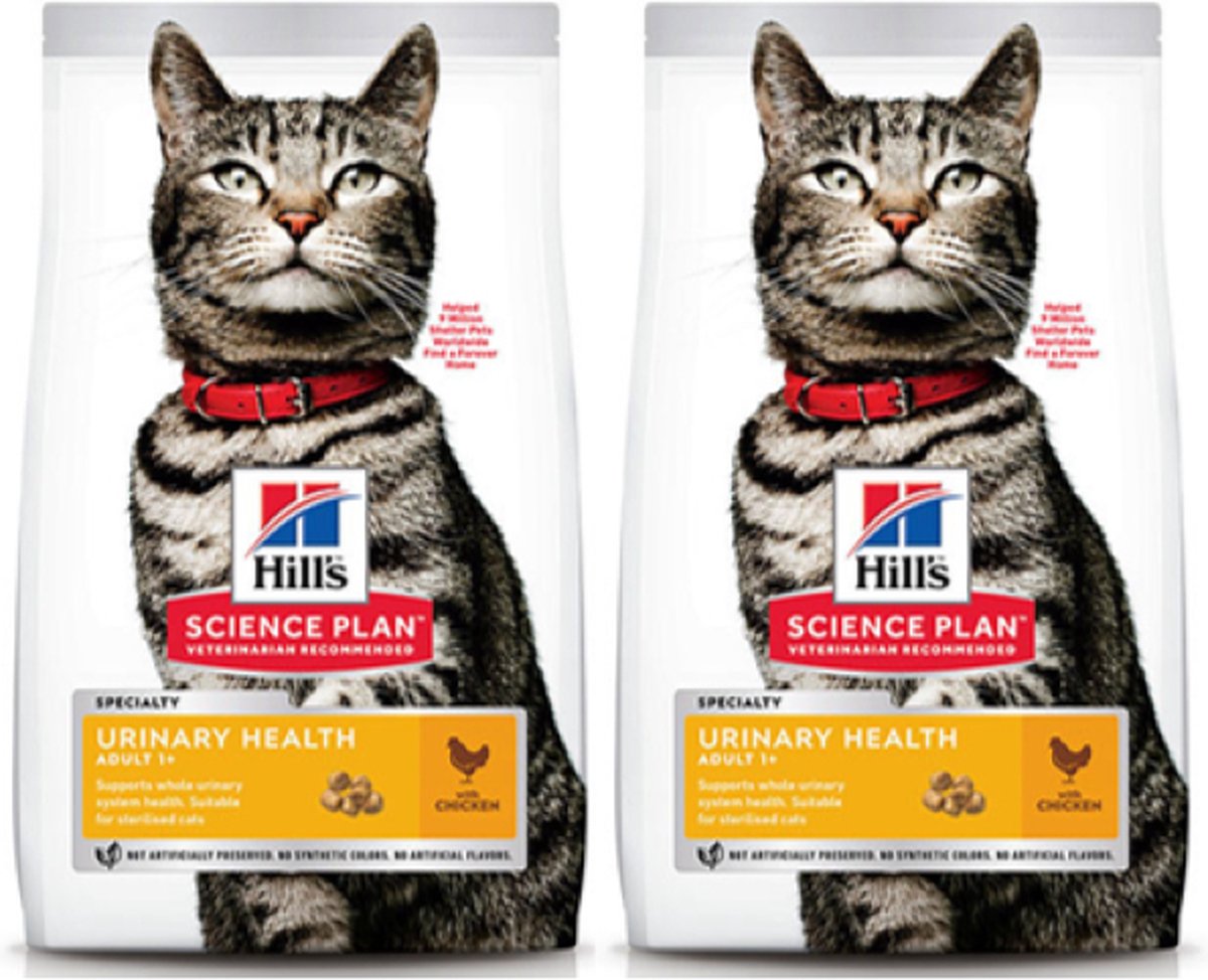 Hill's Kattenvoer - Feline Adult Urinary Health Kip - 2x 1.5kg