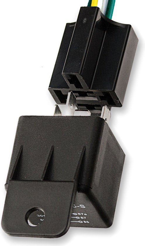 10 stuks Auto relais 40A Wechselrelais, Sockel, Öffner, 5 PIN 12V | bol.com
