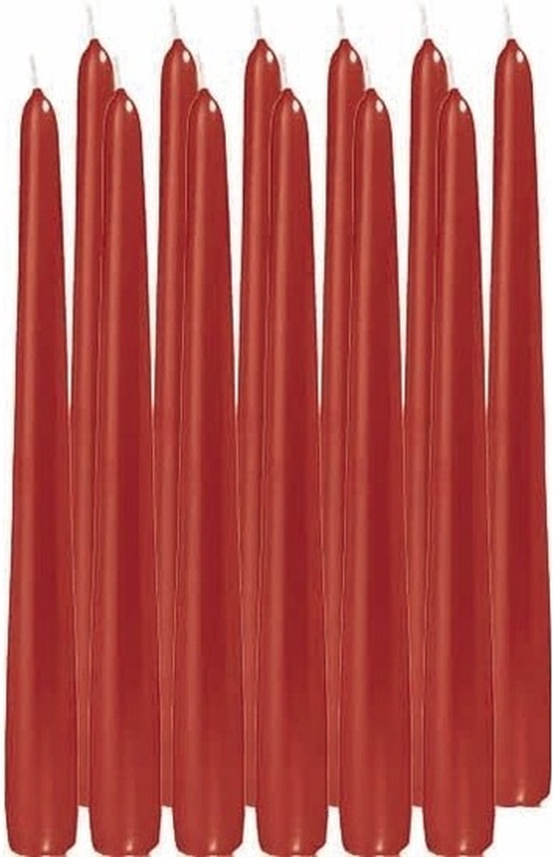 Nordring Lot De 12 Bougies Coniques De 23 Cm X 25 Cm De Haut
