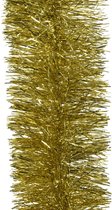 1x Kerstslingers goud 10 cm x 270 cm - Guirlande folie lametta - Gouden kerstboom versieringen