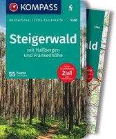 KOMPASS Wanderführer 5380 Steigerwald mit Haßbergen und Frankenhöhe Wandelgids 55 Touren