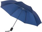 Bellatio Opvouwbare Paraplu - Ø 85 cm - Blauw