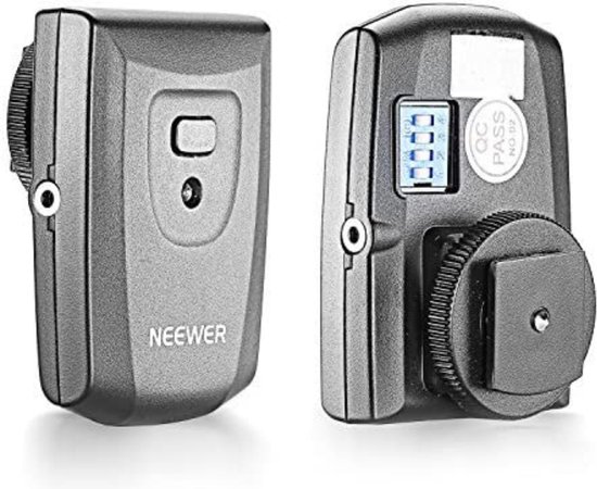Neewer RT-16 Disparador Inalámbrico Para Flash De Estudio – 16 Canales, 30m Alcance, Pilas Incluidas