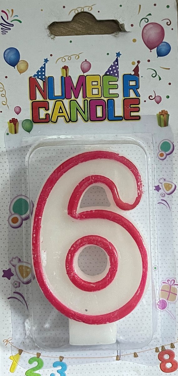 Eda Verjaardagskaars, 6 Jaar