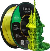 Eryone - Duo silk - Green + Yellow PLA Filament - 1Kg 1,75mm - Voor 3D-printer en 3D-pen - Groen en Geel