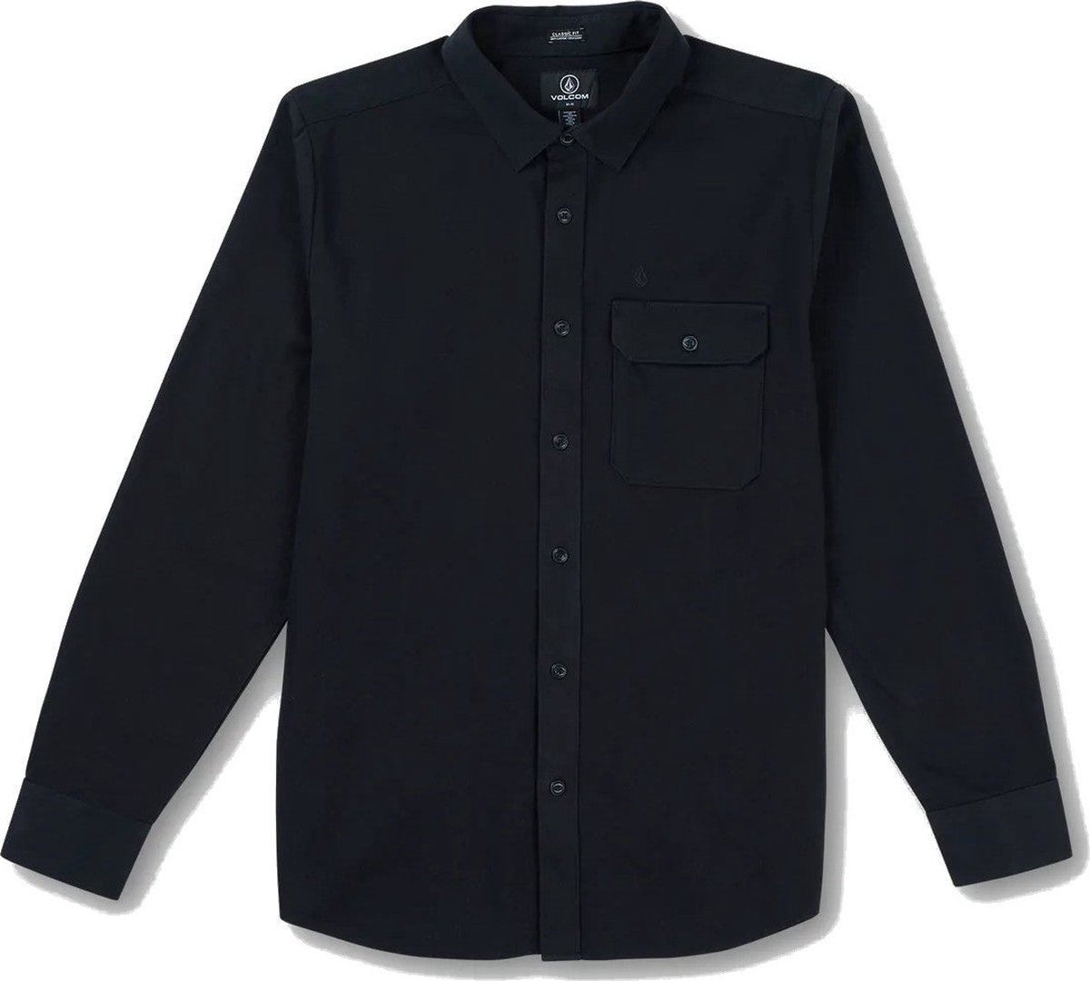 Volcom Frickin Workshirt Long Sleeve Overhemd - Black
