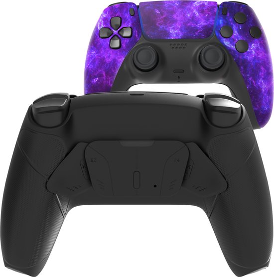 CS eSports ELITE Controller PS5 – SCUF Remap MOD with Paddles & Clicky Hair Triggers – Dark Galaxy