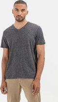 camel active T-shirt met korte mouwen gemaakt van biologisch katoen - Maat menswear-XL - Donkergrijs