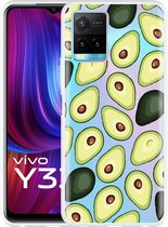 Vivo Y33s Hoesje Avocado's - Designed by Cazy