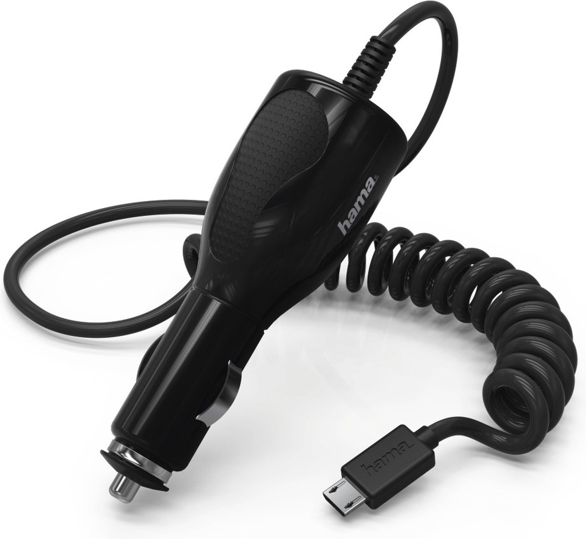 Autolader Hama USB-micro 1A 1 meter zwart