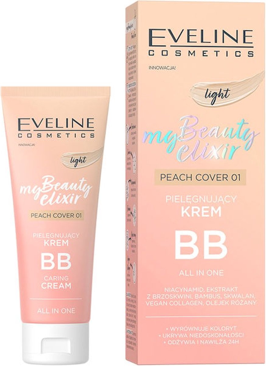 Eveline Cosmetics My Beauty Elixir BB Light Peach Cover NO.1