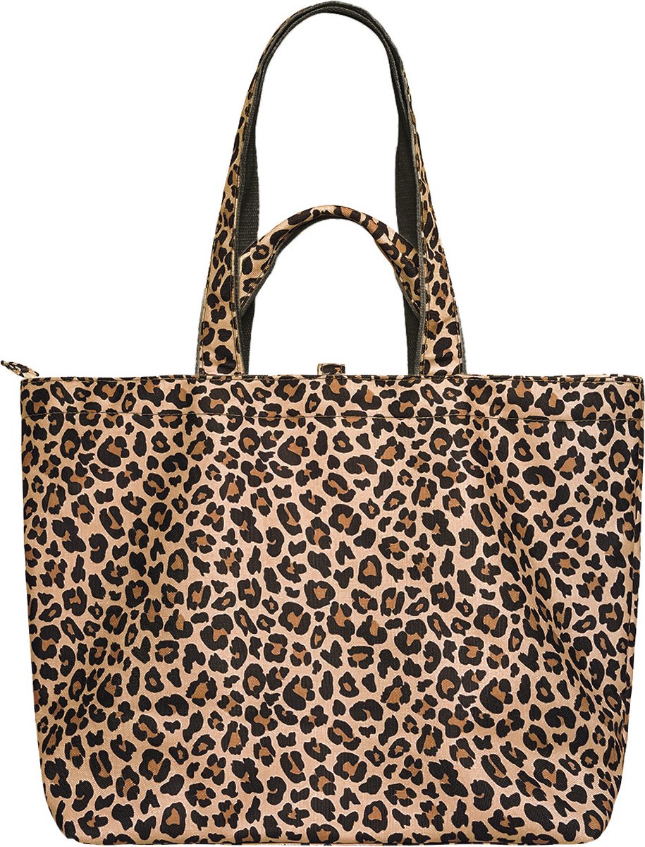 Tote bag - Luipaard print - Met binnentas en meerdere vakjes - Stevig en slijtvast
