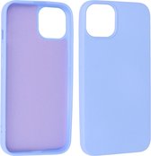 Fashion Backcover Telefoonhoesje - Color Hoesje - Geschikt voor iPhone 14 - Paars