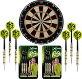 Darts Set Michael van Gerwen Octane set – dartbord – 2 sets - dartpijlen – dart shafts – dart flights