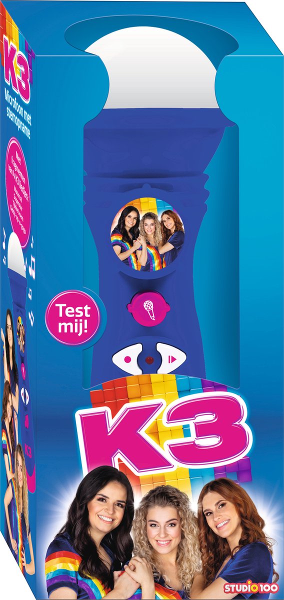 K3 speelgoedmicrofoon - microfoon met stemopname - incl. batterijen |  bol.com