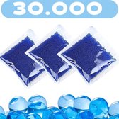 Afbeelding van Orbeez - 30.000 stuks - Water absorberende balletjes – Waterballetjes - 7-8mm – Blauw – water gun speelgoed