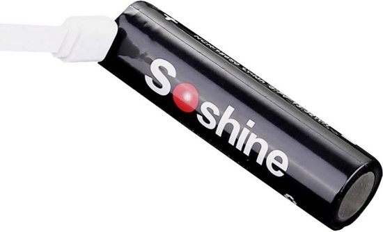 Foto: Soshine 18650usb 3 7 3600 oplaadbare batterij micro usb 18650 li ion 3 6 v 3600 mah